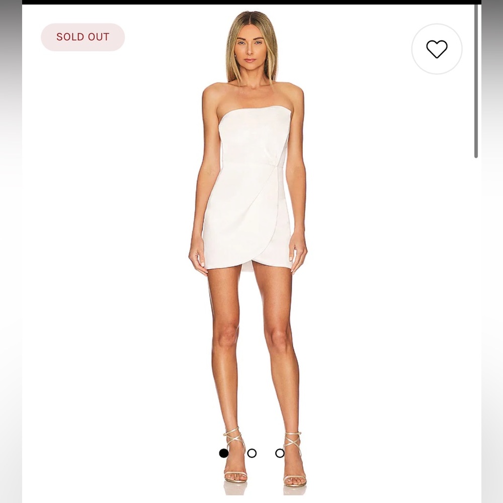 Sasha Mini Dress in White - superdown